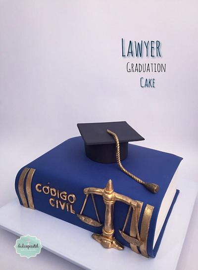Torta Grados Abogado - Lawyer Graduation cake - Cake by Dulcepastel.com