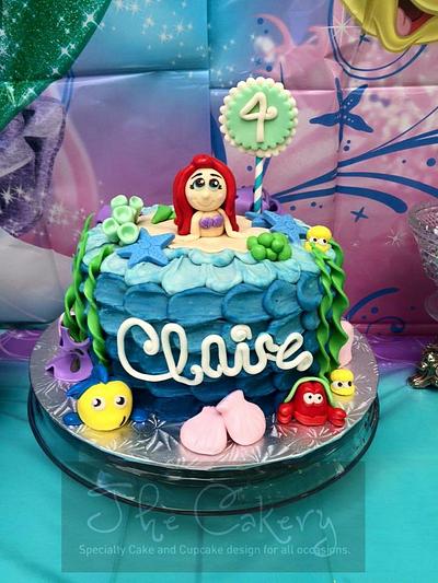 Mermaid Cake - Cake by The Cakery 