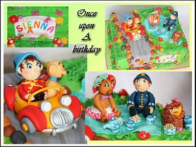 Noddy and friends - Cake by Madelyn