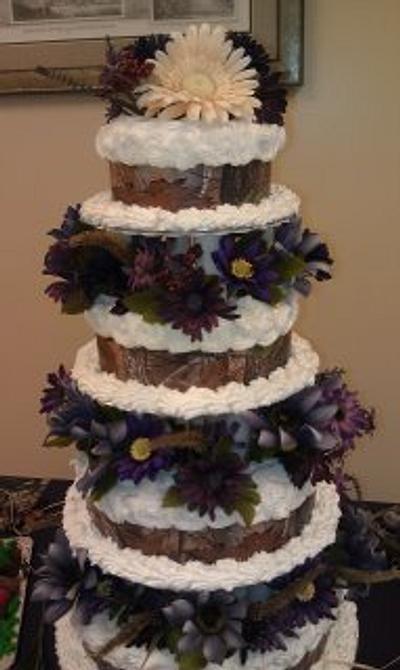 Camo Wedding - Cake by Sherri