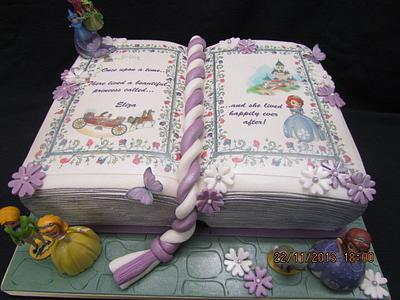 Princess Sophia First book cake - Cake by Lesley Southam