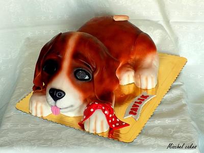 Dog - Cake by Mischel cakes