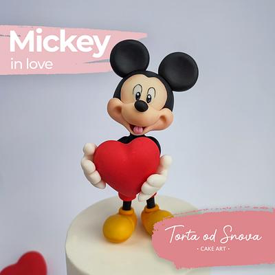 Mickey in love ❤️ - Cake by Torta Od Snova