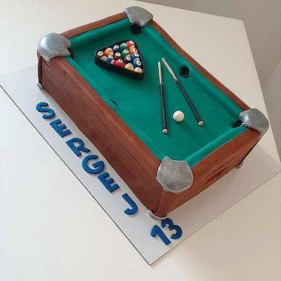 Billiard sweet table - Cake by TORTESANJAVISEGRAD