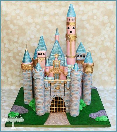Sleeping Beauty's Castle - Cake by Cuteology Cakes 