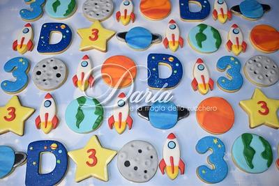 Space themed cookies - Cake by Daria Albanese