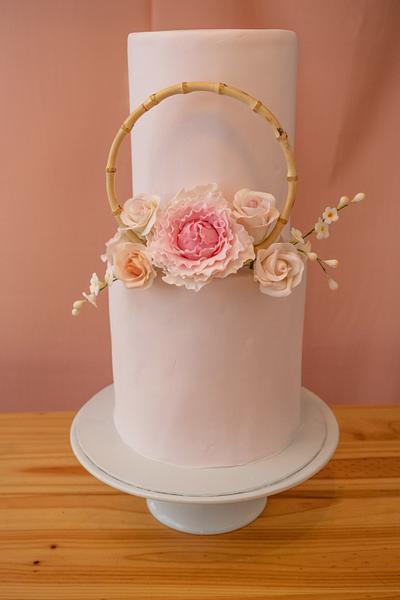 Sugar Flower Wedding Cake - Cake by Julie Donald
