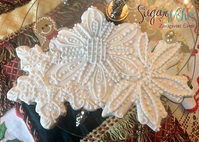 Snowflakes - Cake by Tina Tsourtsoulas