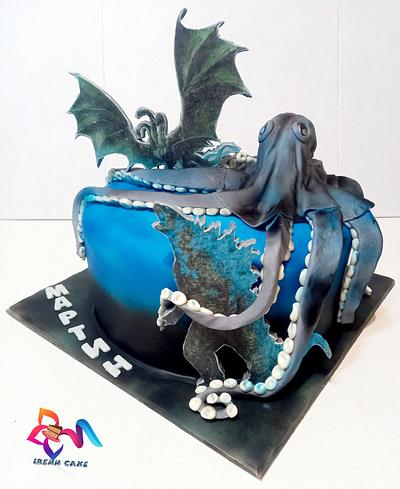 Monsters - Cake by Irena Ivanova 
