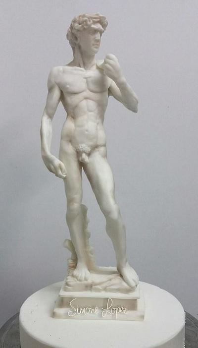 Michelangelo's David - Cake by simonelopezartist