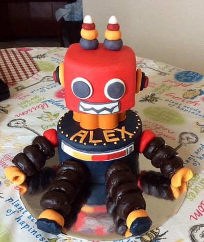 Birthday Robot - Cake by Lolo 