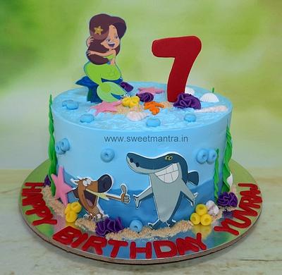 Zig and Sharko cake - Cake by Sweet Mantra Homemade Customized Cakes Pune