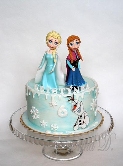 Frozen  - Cake by Derika