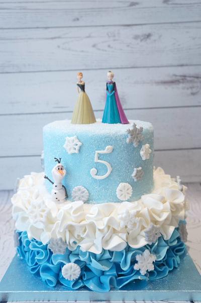 Frozen Theme Cake - Cake by KAT