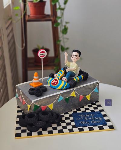 Go Carts Theme - Cake by Ms. V