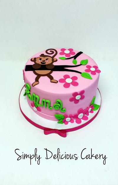 Mod Monkey - Cake by Simply Delicious Cakery