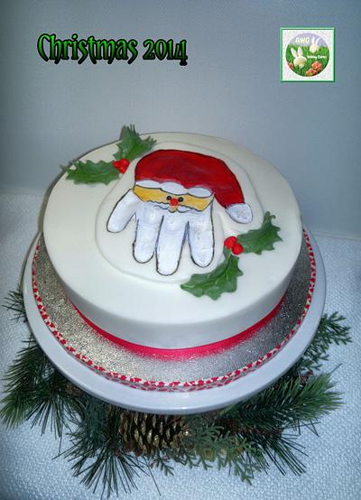 Zac's hand-Christmas 2014 - Cake by AWG Hobby Cakes