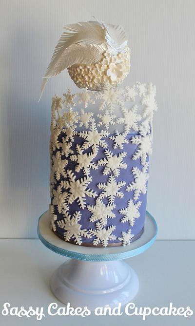 Snowflake Birthday - Cake by Sassy Cakes and Cupcakes (Anna)