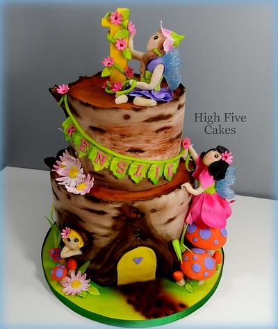 Woodland Fairies - Cake by Sarah Myers