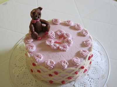 First Teddy Cake - Cake by The Garden Baker