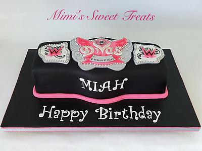 WW Divas Belt Cake - Cake by MimisSweetTreats