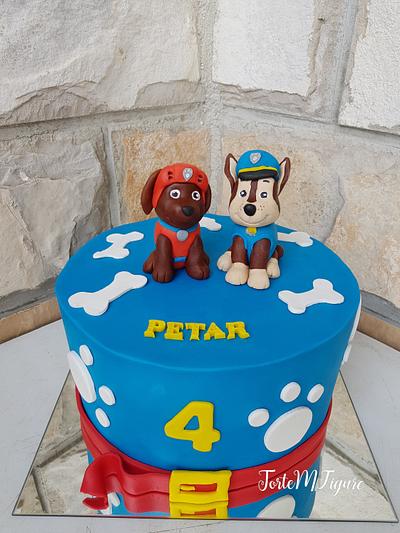 Paw patrol fondant cake - Cake by TorteMFigure