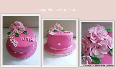 70th Birthday Cake - Cake by Amanda Robinson