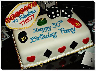 Vegas Birthday Cake - Cake by caymancake