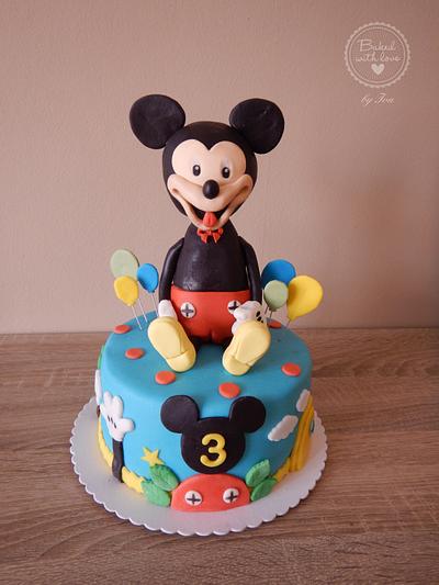 Mickey Clubhouse Cake  - Cake by daphnia