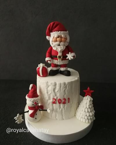 Happy Santa Cake😊 - Cake by Royalcake 
