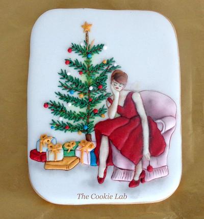 Christmas decorations! Taking a rest! - Cake by The Cookie Lab  by Marta Torres