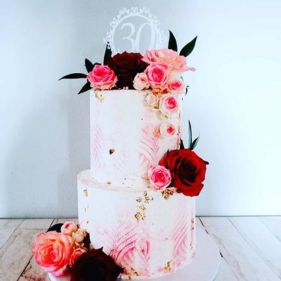 30th birthday - Cake by alenascakes