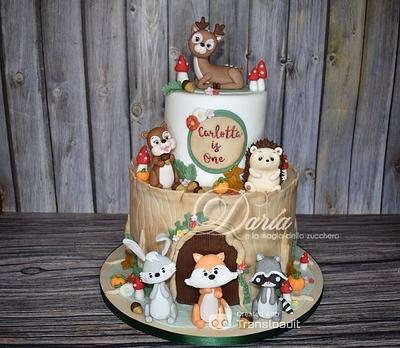 Wood animals cake - Cake by Daria Albanese