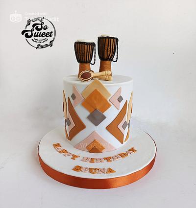 Djembe cake - Cake by SoSweetbyAlaaElLithy