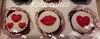 Valentine cupcakes  - Cake by Noha Sami
