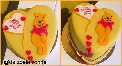 Winnie the pooh birthdaycake - Cake by marieke