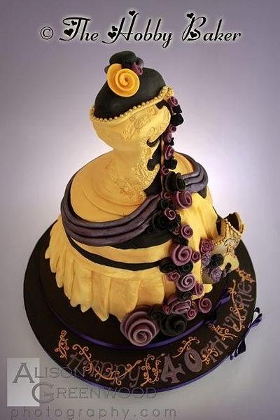 Masquerade cake  - Cake by The hobby baker 