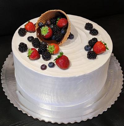 Cake with fruits - Cake by OSLAVKA