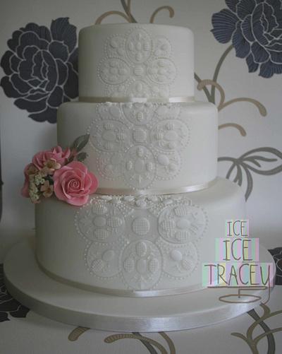 My First Wedding Cake - Cake by Ice, Ice, Tracey