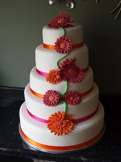 My first wedding cake - Cake by Deb-beesdelights