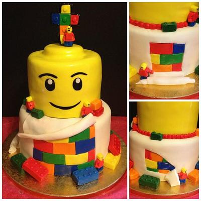 Lego Communion - Cake by Tracy's Custom Cakery LLC