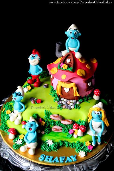 Smurfs - Cake by drnadia