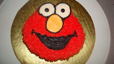 Elmo 1st birthday - Cake by Mikooklin's Cakery