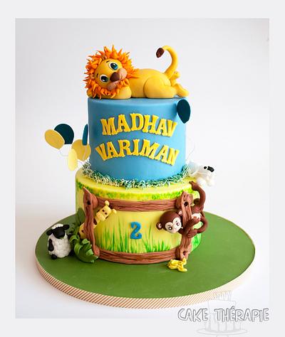 Safari themed cake - Cake by Caketherapie