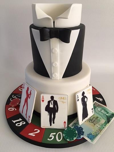 James Bond casino Royal - Cake by Amanda sargant