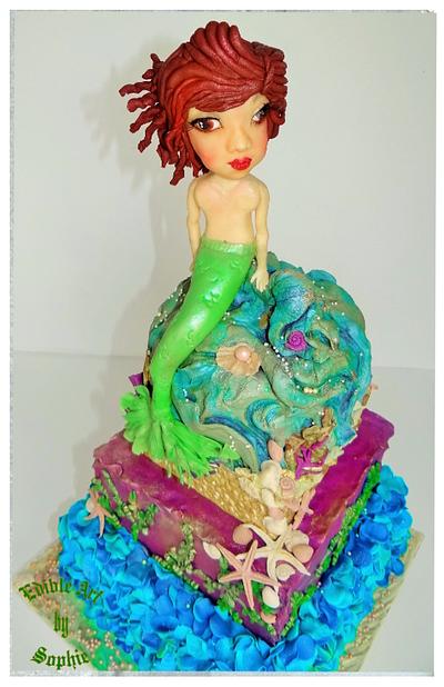 The 'not so little' mermaid! - Cake by sophia haniff