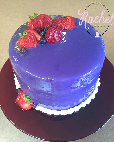 Mirror Glazed Cake! - Cake by Rachel~Cakes