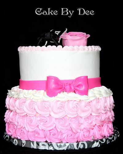 Pink Hombre Birthday Cake - Cake by Dee Hernandez