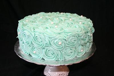 Simple rosette - Cake by Anchored in Cake