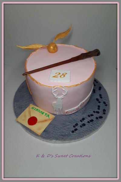 Harry Potter cake - Cake by Konstantina - K & D's Sweet Creations